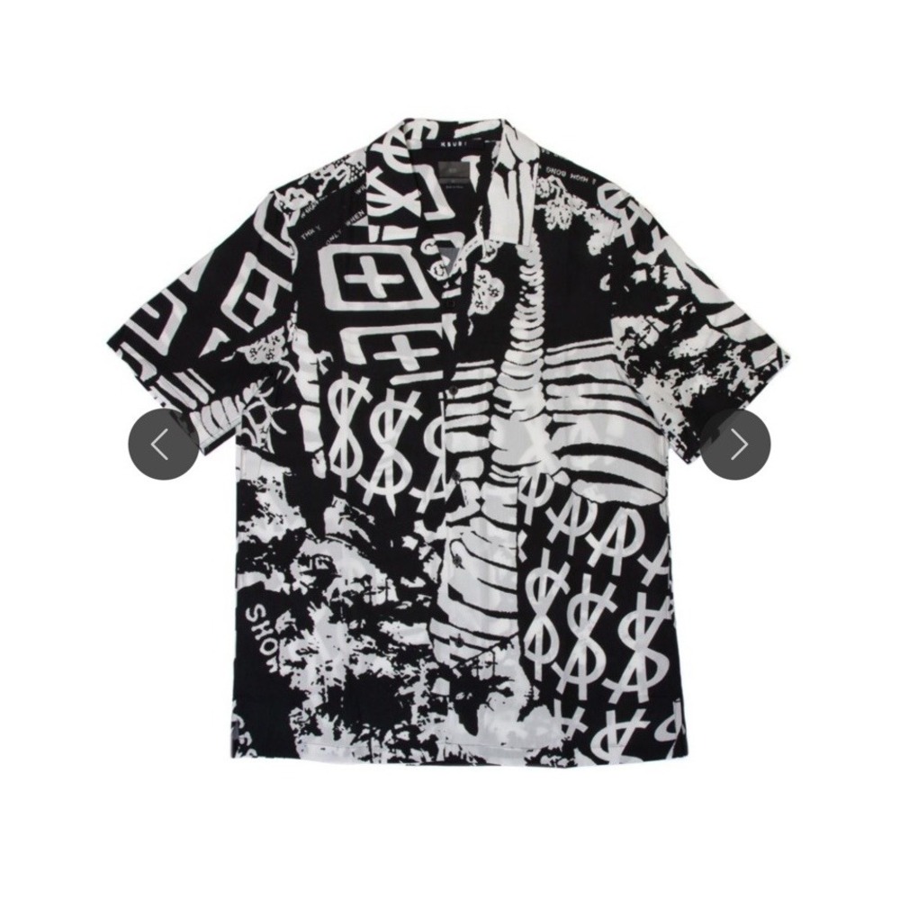NWT Ksubi Ikonik Resort graphic-print shirt Button Size XL Resort‎ Wear Mens